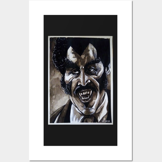 Blacula "Barbarity" portrait (original) Wall Art by StagArtStudios